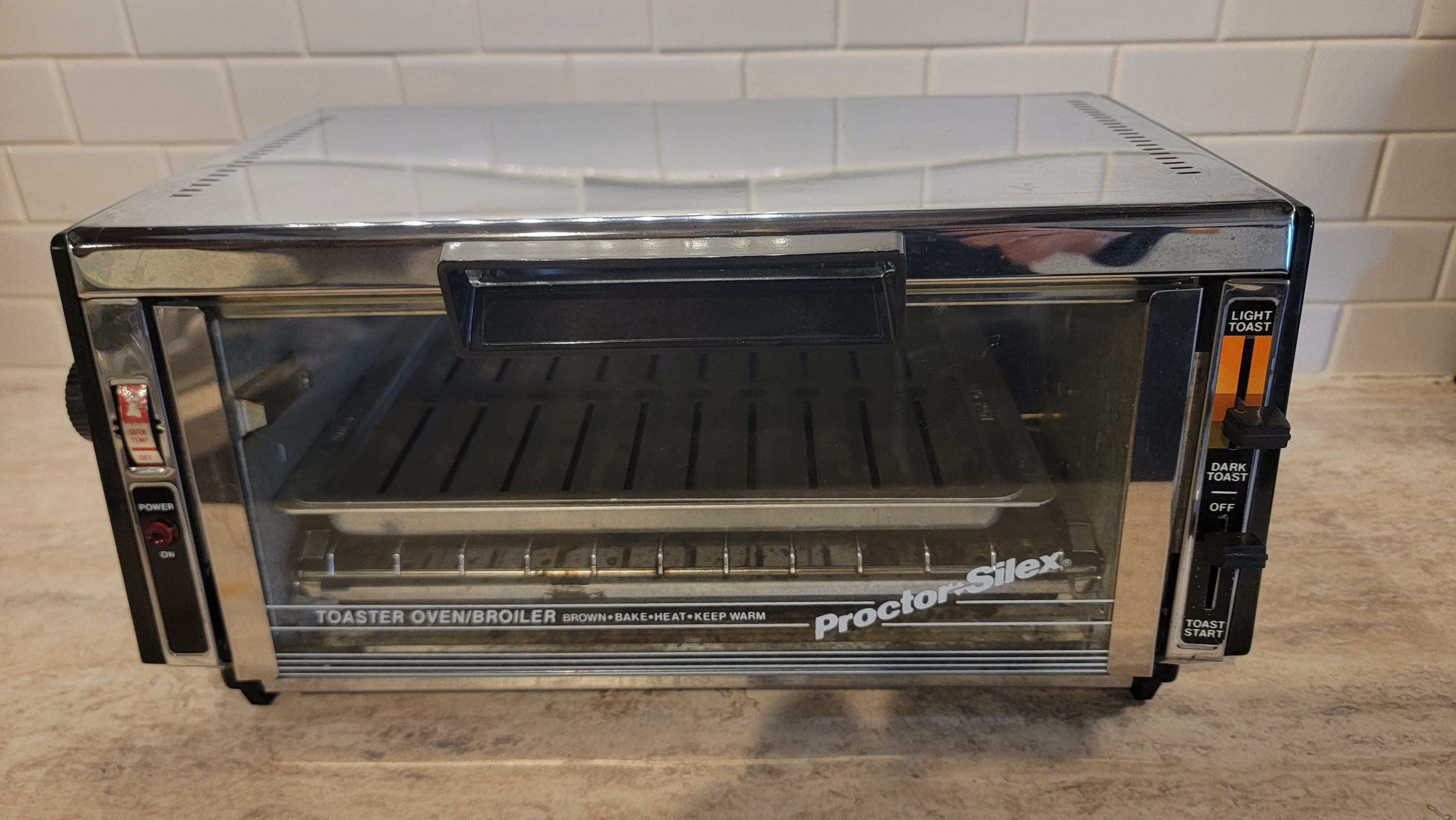 White Proctor Silex Toaster Oven - Gil & Roy Props