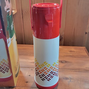 Vintage 1970s Aladdin Pump Thermos, New Old Stock