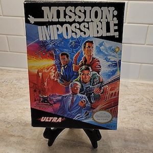 NES Nintendo Original Mission Impossible Nintendo Unterhaltung System Videospiel mit Original Box und Anleitung