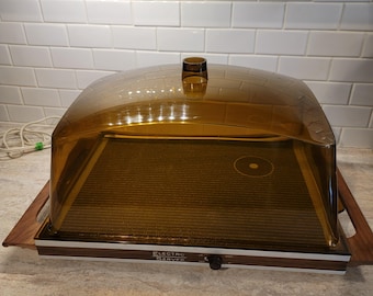 Vintage Cornwall Electric Warming Travel With Bubble Cover