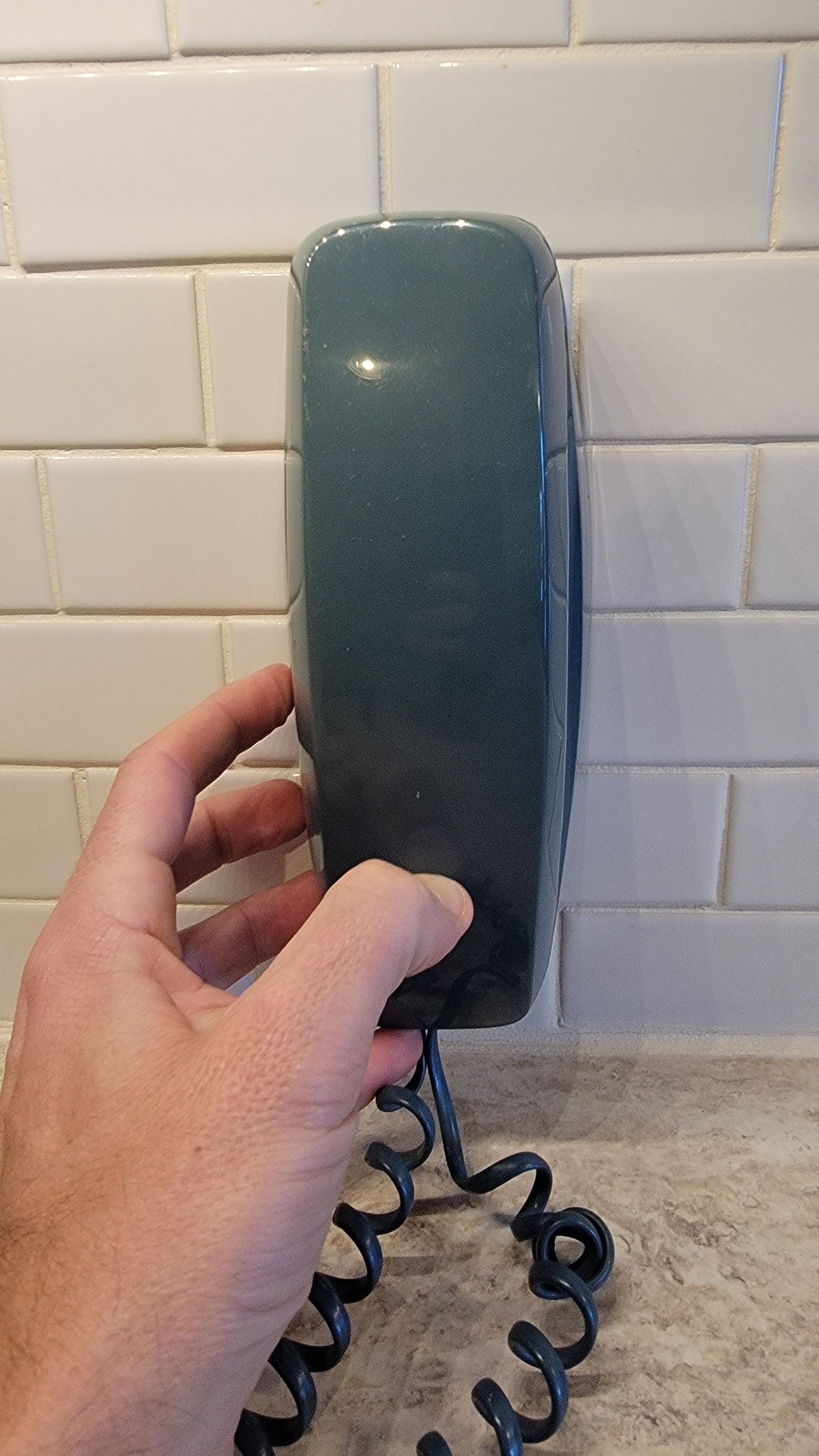 Vintage Bell 70s Landline Phone Bell Atlantic Bushbutton Etsy