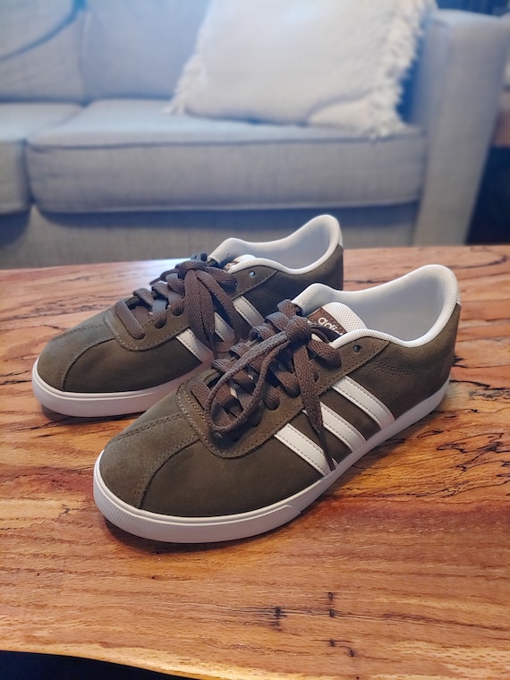 adidas neo olive green shoes