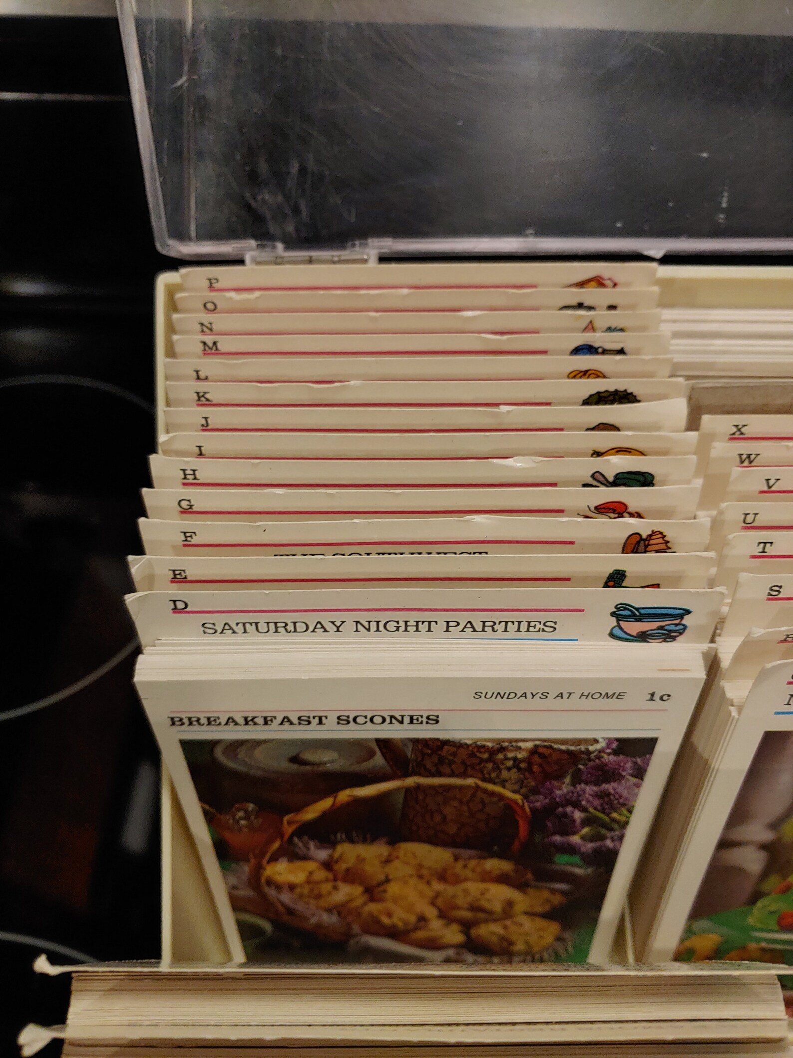 Vintage Recipe Box, Recipe Box, Vintage Recipe Vintage Mccalls Recipe Box, Yellow Recipe Box