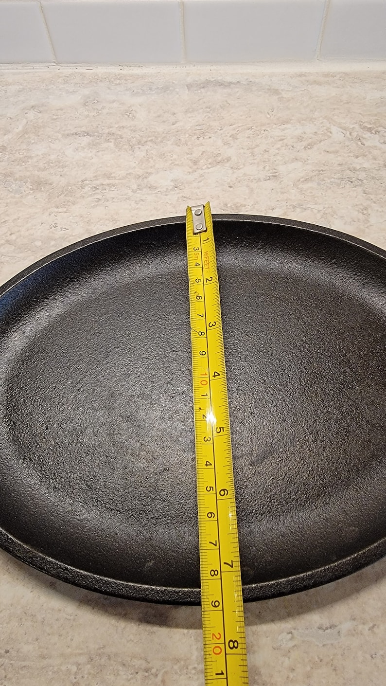 Lodge Cast Iron Oval OS2 Pan Seasoned ,frying Pan, Cast Iron Sizzler Pan,made in USA Etsy