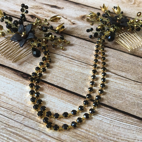 Black Hair Comb Etsy