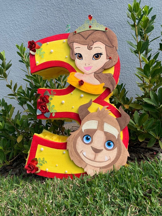 Piñata Bella Y La Bestia Beauty and the Beast Piñata Custom piñatas de la bella y la bestia Piñata Bella Y La Bestia Beauty and the Beast Piñata Custom