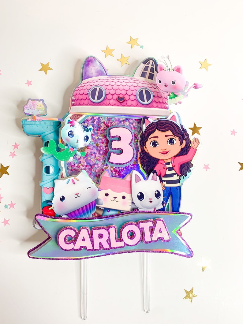 Gabbys Dollhouse Dollhouse Cake Topper /gabby's Dollhouse Etsy UK