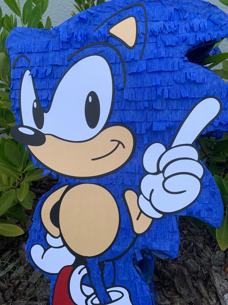 SONIC PIÑATA Sonic Party Piñatas Custom Etsy Canada