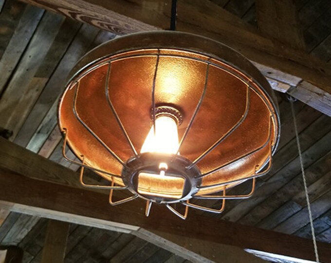 Chicken Feeder Pendant Light Fixture Etsy