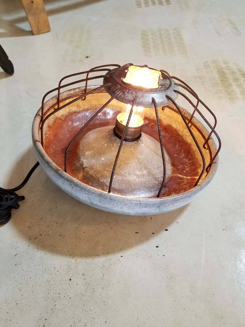 Chicken Feeder Pendant Light Fixture Etsy