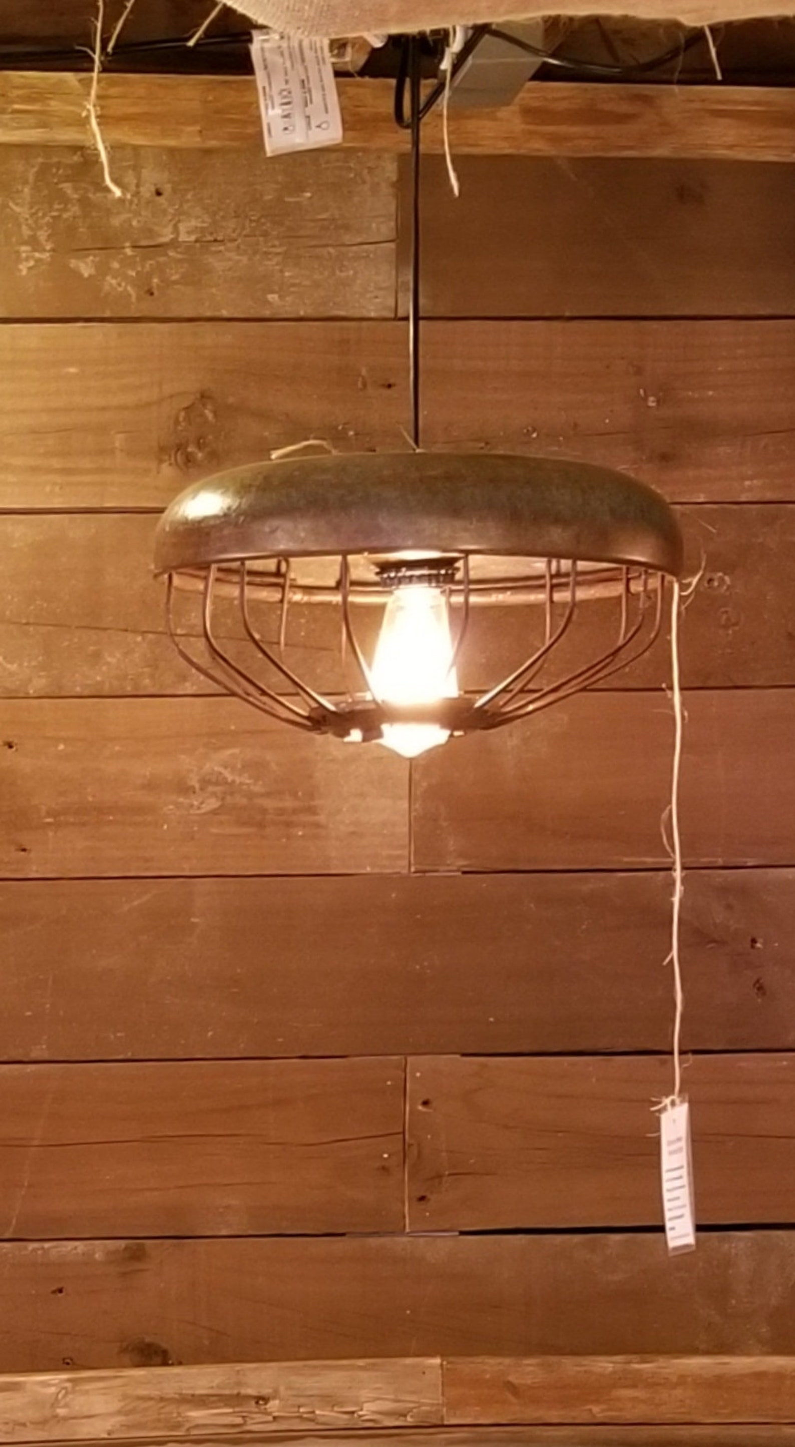 Chicken Feeder Pendant Light Fixture Etsy