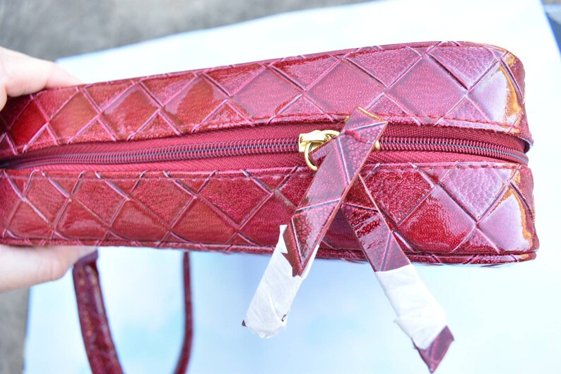 Estee Lauder woven Faux Leather Train Case Etsy