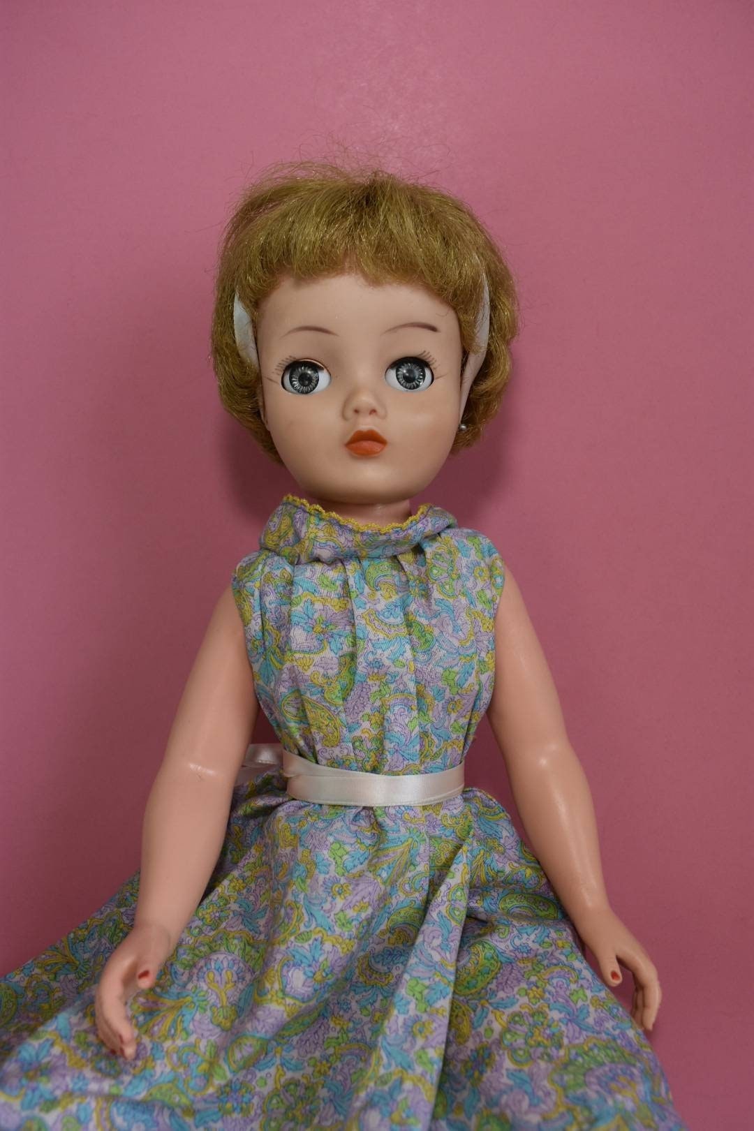 Vintage Horsman Cindy Vinyl Doll in Handmade Dress Etsy
