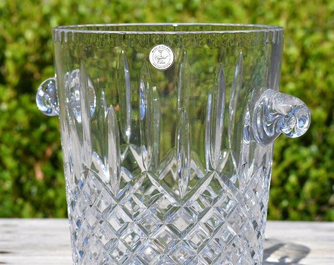 Crystal Clear 24 Lead Crystal Made in Poland 9 Champagne Bucket Etsy
