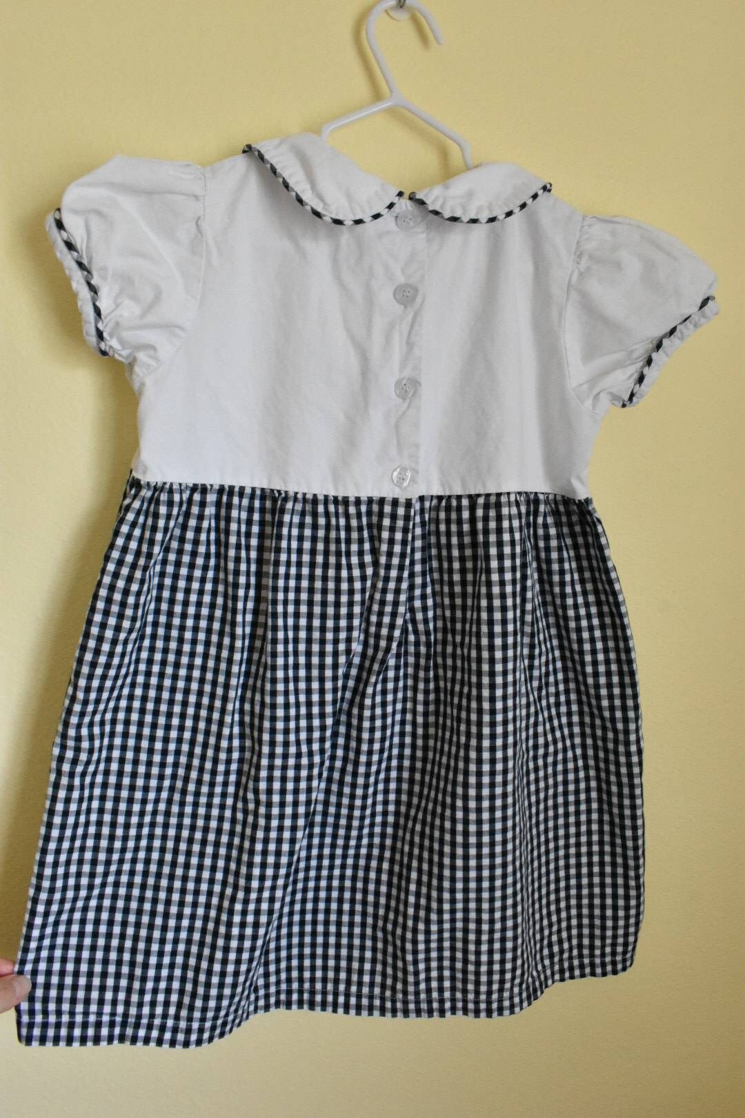 Vtg. Honeydew Kids Clothing Apple Embroidered Dress Peterpan Etsy