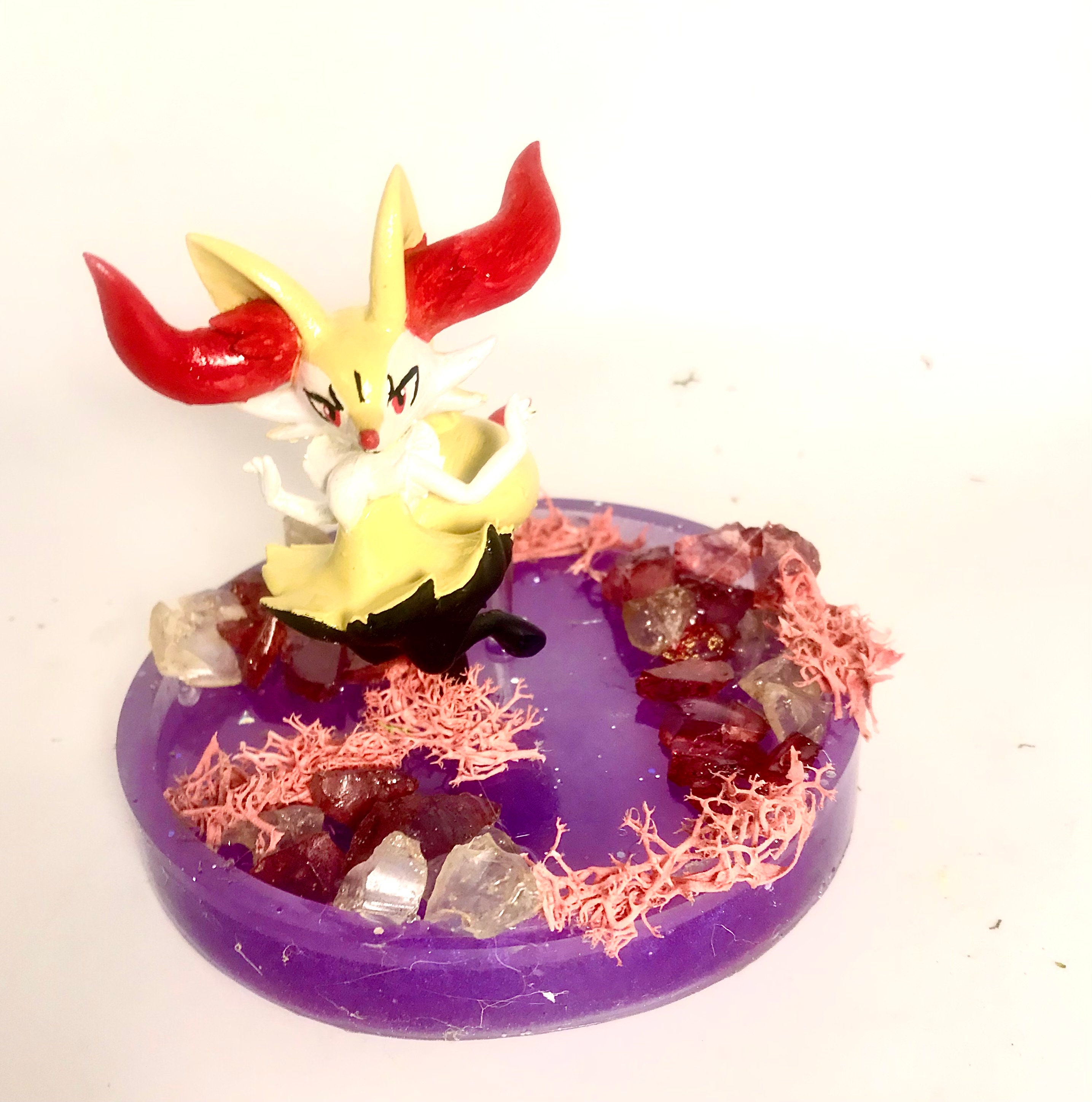 Braixen Pok mon Terrarium Desk Display Shelf Decoration POKEMON