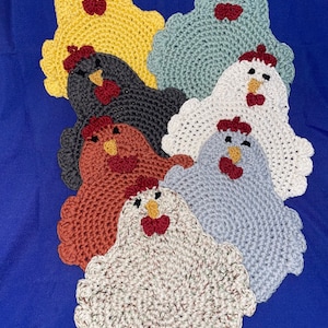 Chicken Shaped Potholders