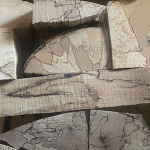 Spalted Beech Wood for création, Lumber, sculpture, chain saw...,