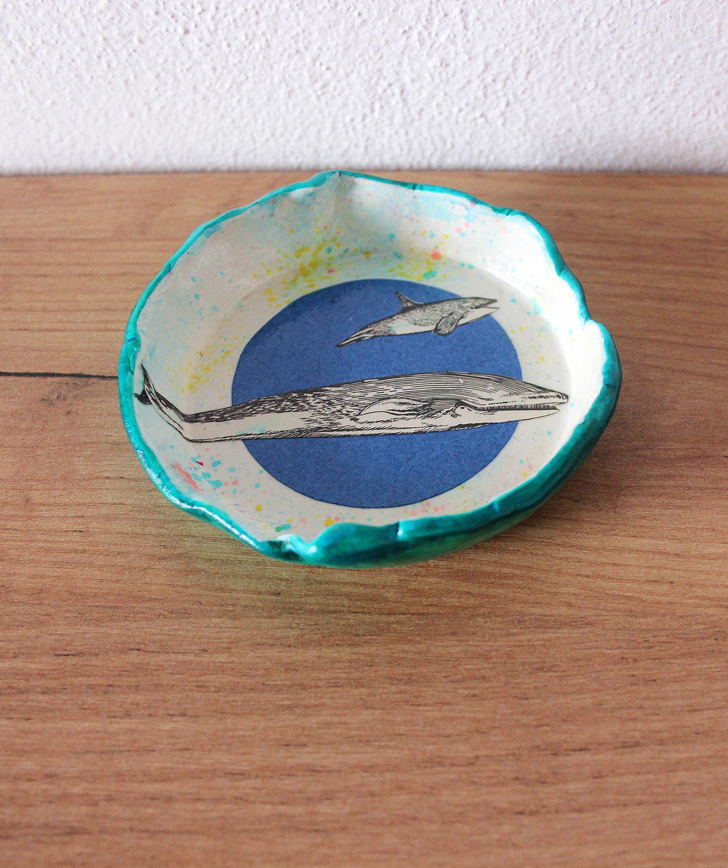 Picture of Set of Three Handmade Decorative Bowls. Colorful Decoration With ...