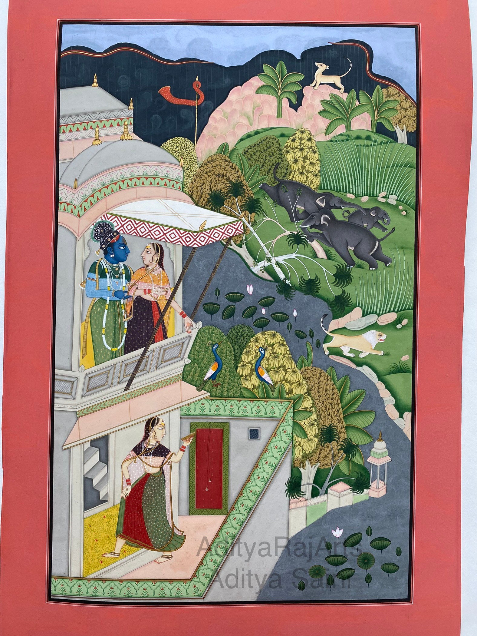 BARAHMASA（バラマサ絵画）12ヶ月