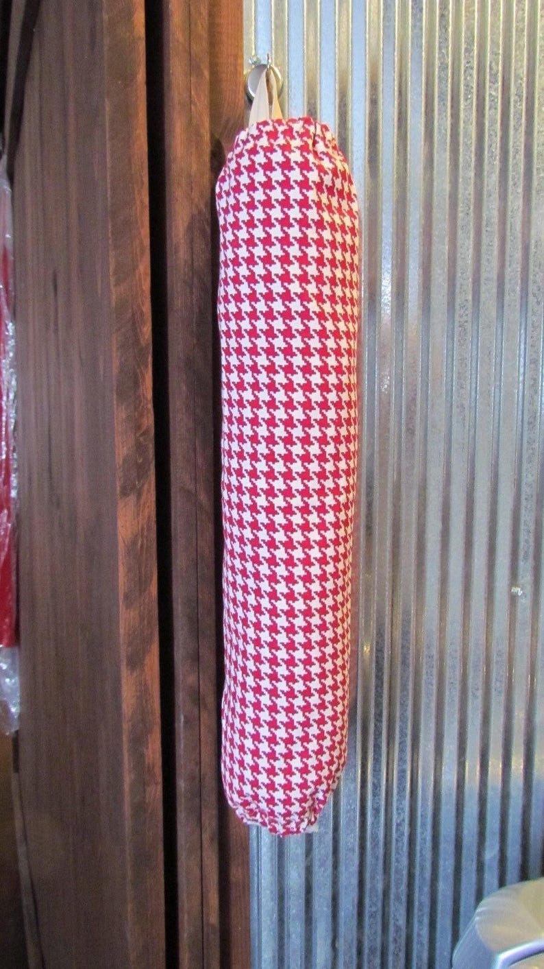 Pioneer Woman Charlie Plastic Grocery Bag Holder Kitchen Etsy