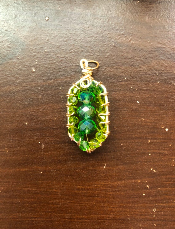 The Legend Of Zelda Inspired Ru Pendant Wire Wrapped - Legend Of Zelda Green Pendant The Legend Of Zelda Inspired Ru Pendant Wire Wrapped - Legend Of Zelda Green Pendant