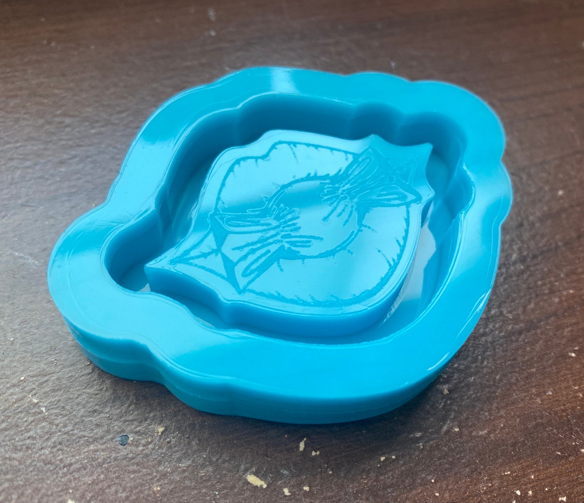 Lips Shaker Mold Shaker Mold Resin Shaker Mold Etsy