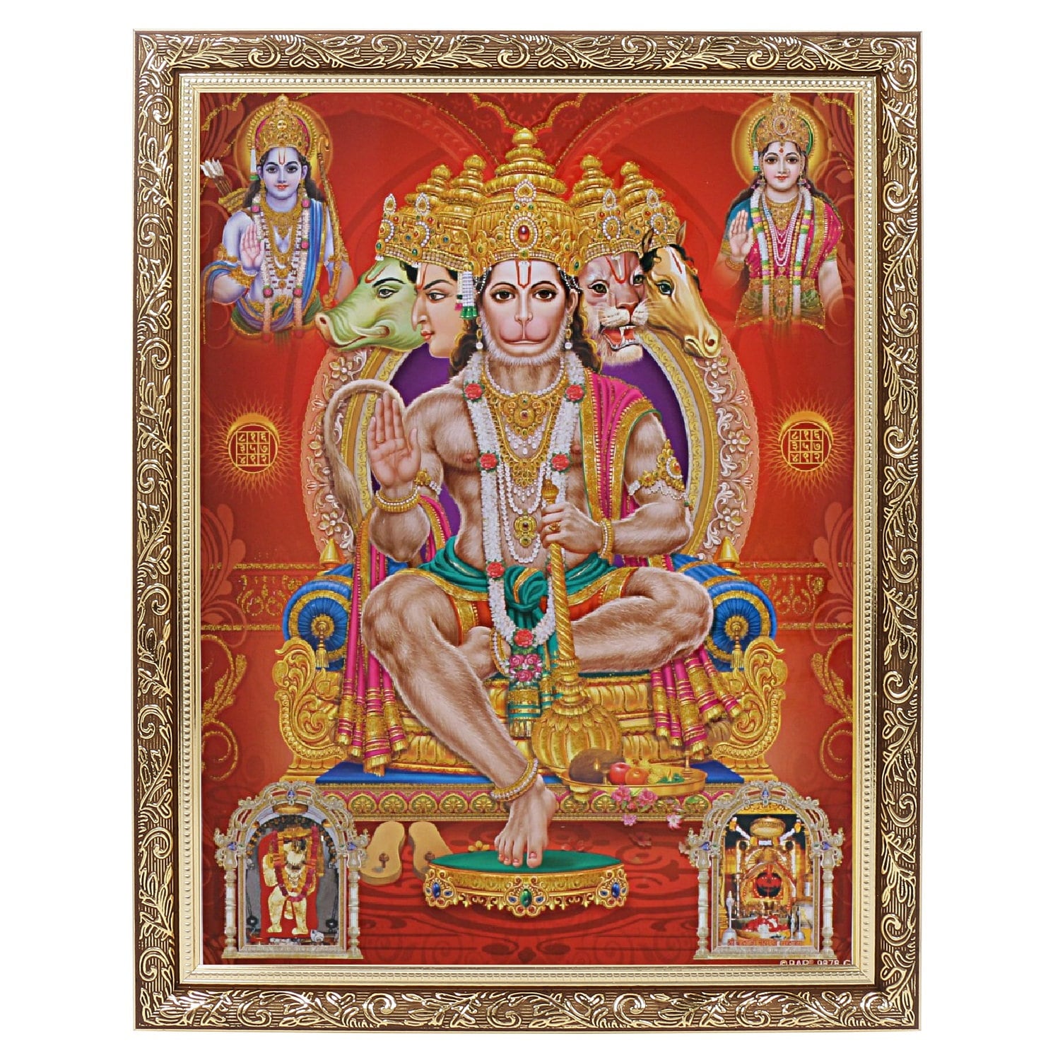 pending(63) sampurn Ramayan 108 painting Ram Ji Ki anguthi Sita Mata ko di  Hanuman Ji Ne - YouTube