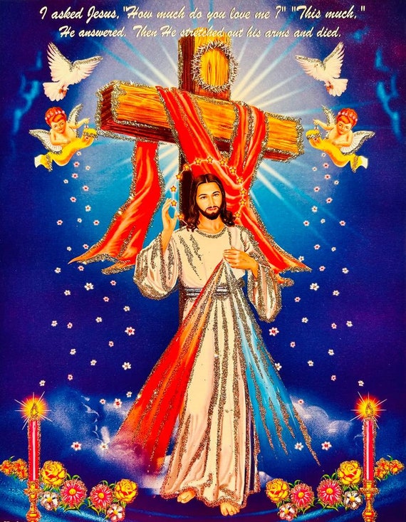 Jesus Christ Cross - I Asked Jesus How Much Do You Love Me in