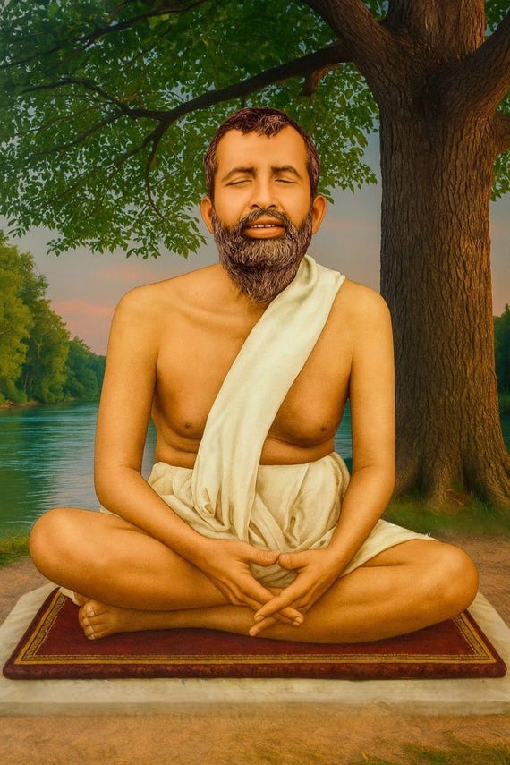 ラーマクリシュナ パラマハンサ ヴィンテージ アート プリント