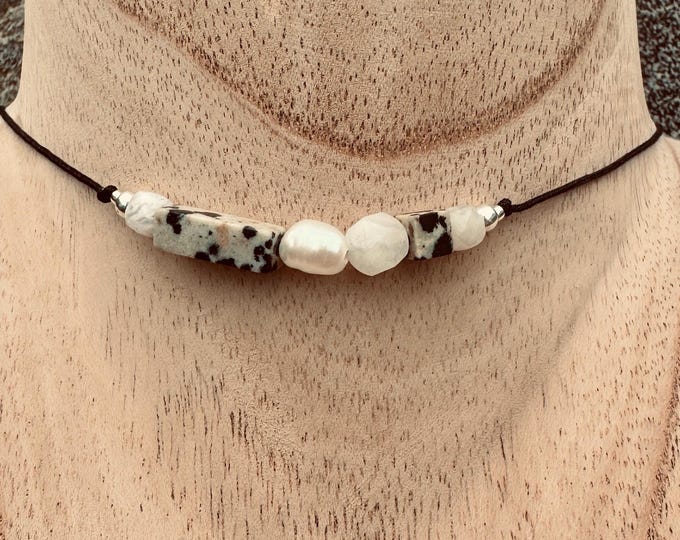 Chain Bracelet Anklet Oriental - Leo Natural Stone