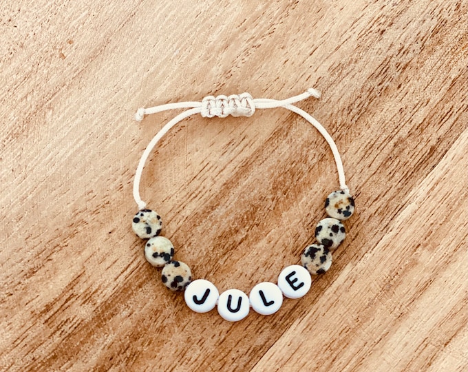 Leo name bracelet for baby, child, adult - birth gift - birthday gift - adjustable and personalized