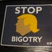 Authentic Trump Stop Bigotry Sticker-Decal Laptop-Skateboard Sticker