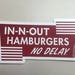 IN-N-OUT Burgers Sticker Laptop-Skateboard Decal Sticker