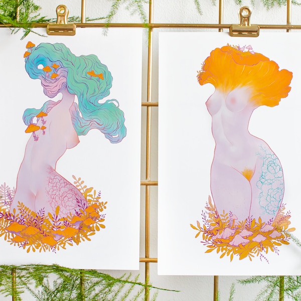 Signed Print | Mushroom Gals