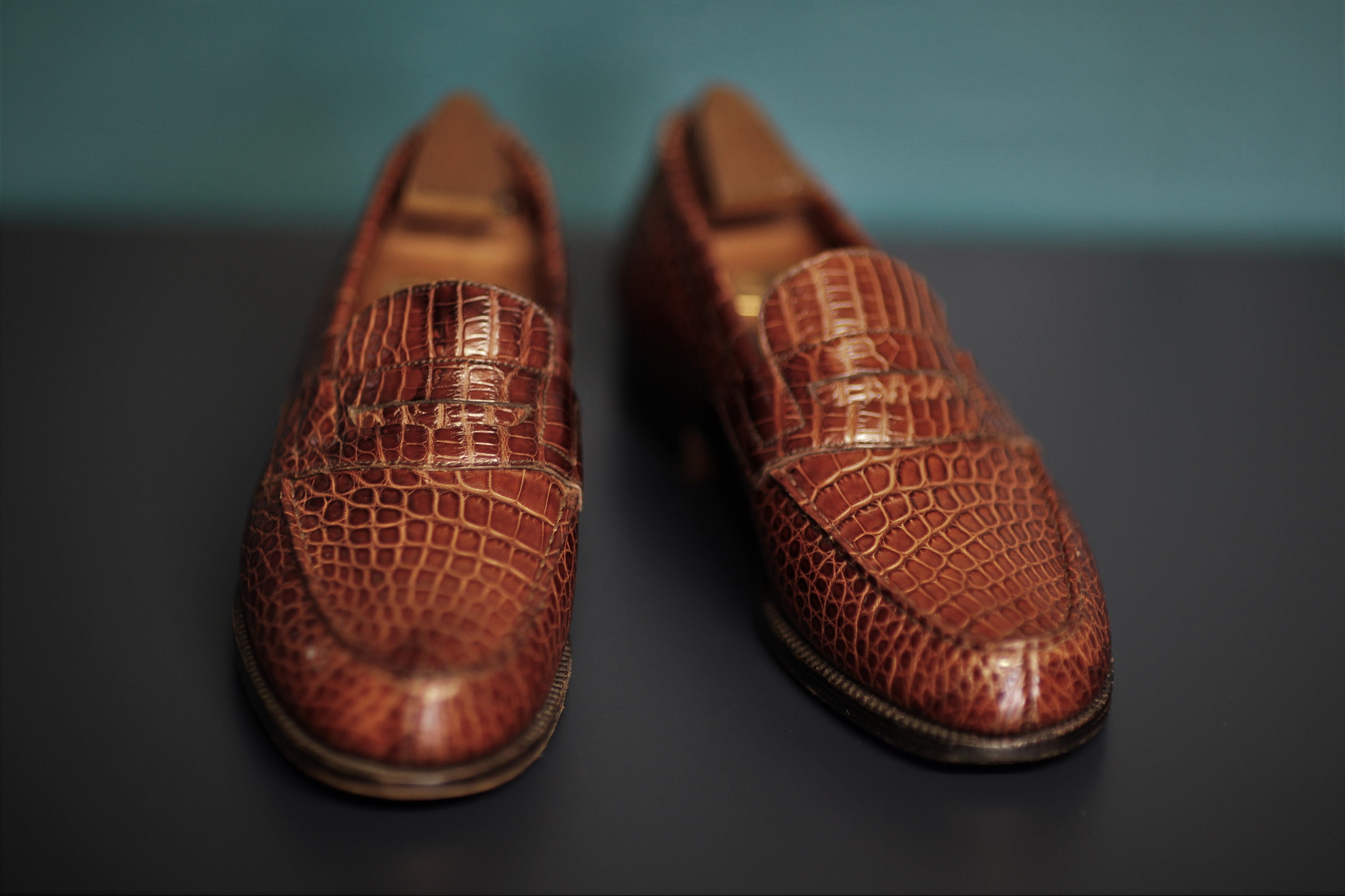 J.M Weston crocodile marron Etsy France