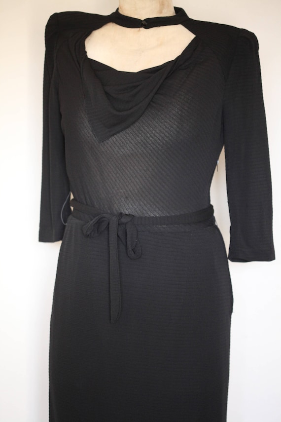 evening dress, transparent top "80"
