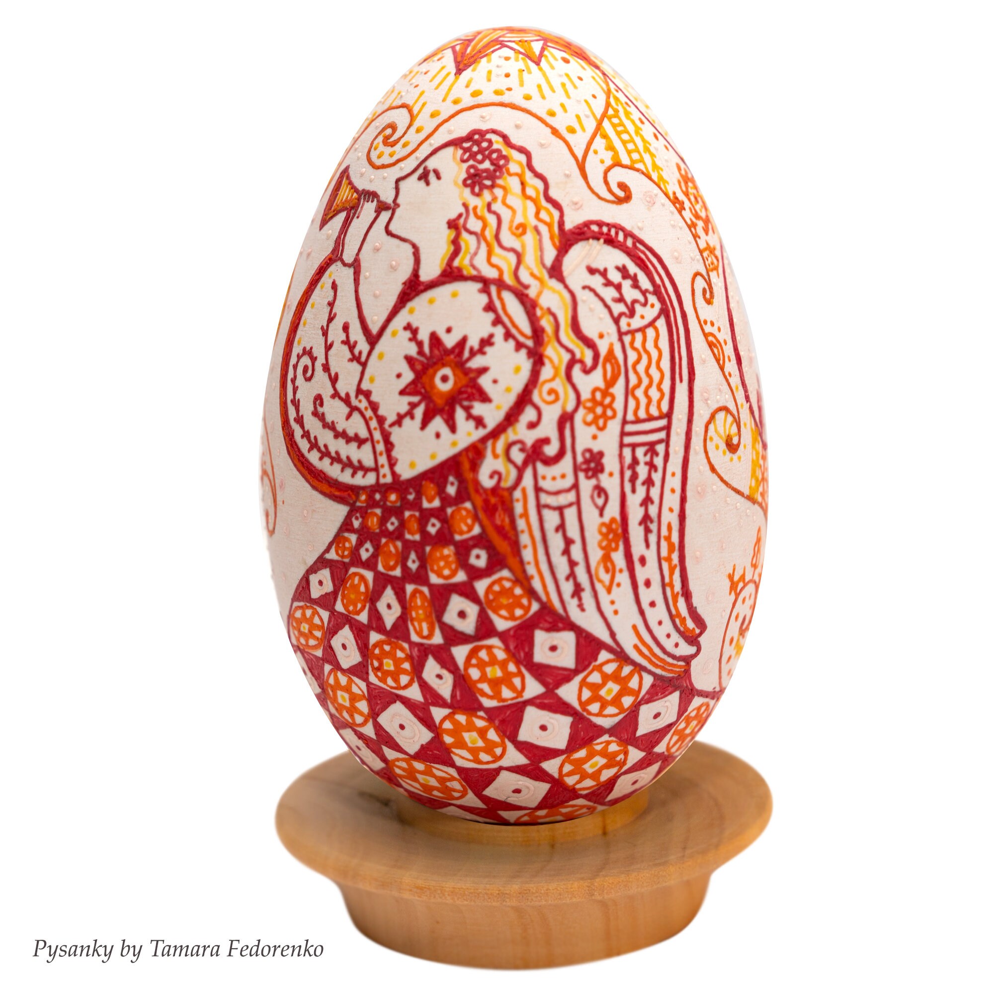 Ukrainian Gift. Real Pysanka Big Goose Egg. Holy Angel Wax - Etsy