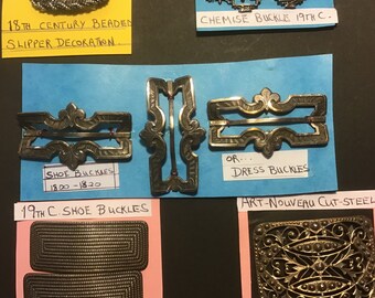 18th - 19th Century Selection of Buckles …not copies !