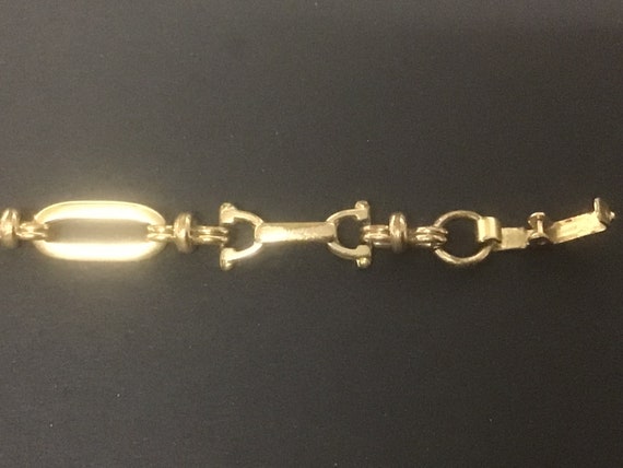 Vintage 22 carat gold plate bracelet …not a copy ! - image 2