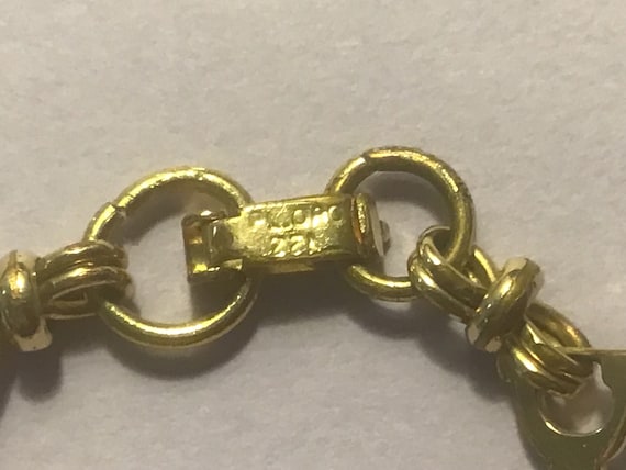 Vintage 22 carat gold plate bracelet …not a copy ! - image 3