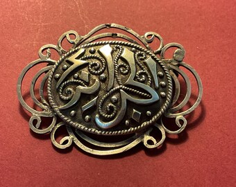 Antique Islamic Silver Ottoman brooch ….not a copy !
