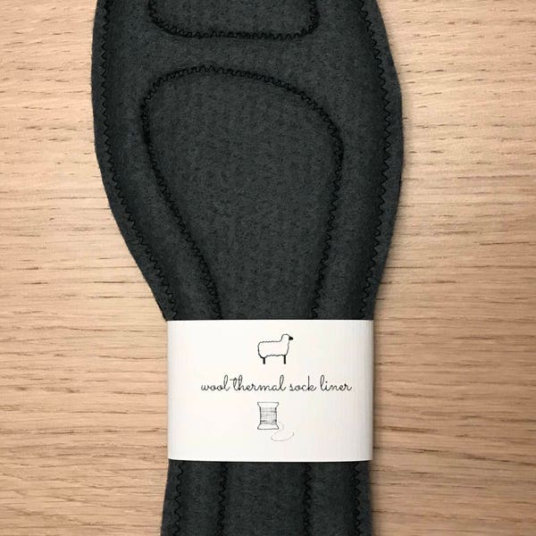 Sock Liner Insoles - Wool Thermal