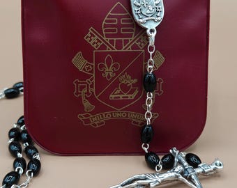 Papst Leo XIV. – Authentische Audienz – Rosenkranz, gesegnet und überreicht vom Heiligen Vater – Vatikan