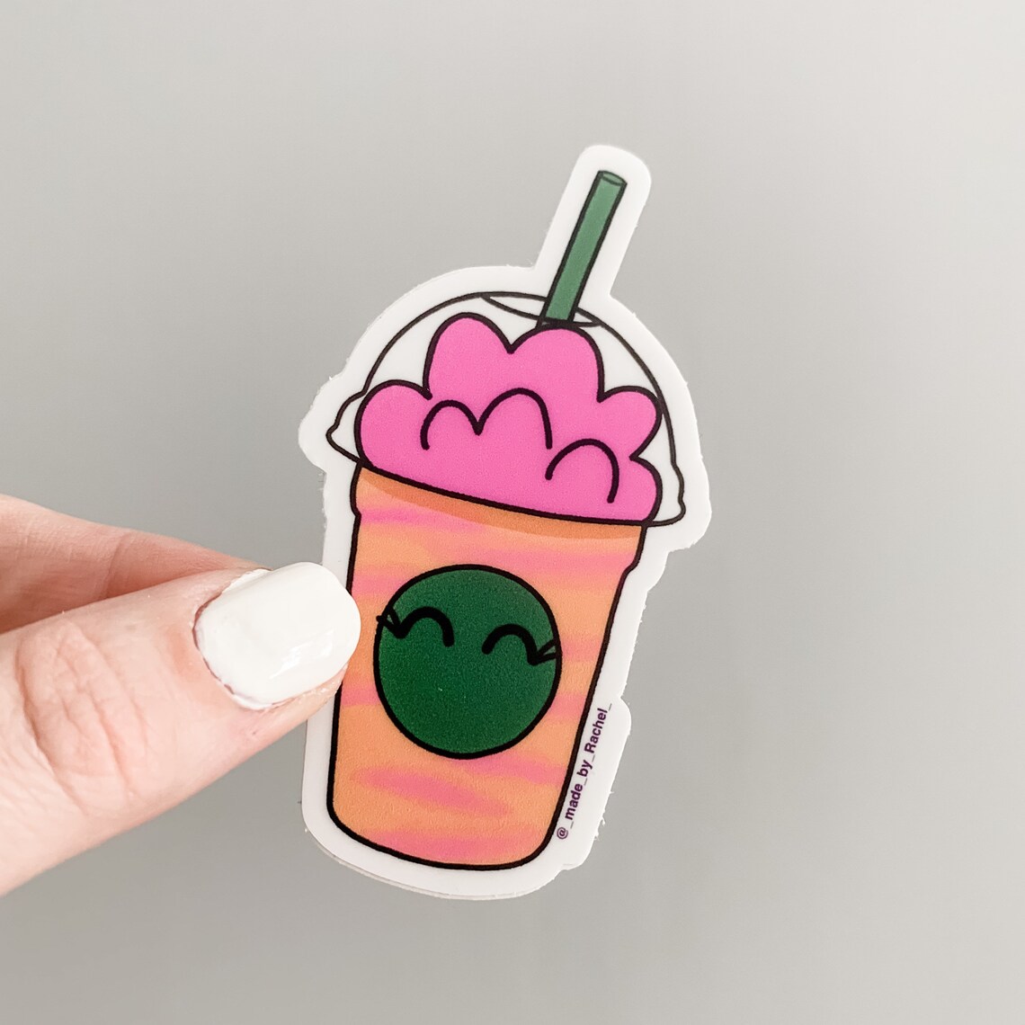 Kawaii boba sticker // hydro flask stickers for kids water | Etsy