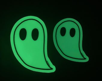 Glow in the Dark Ghost Waterproof Vinyl Sticker