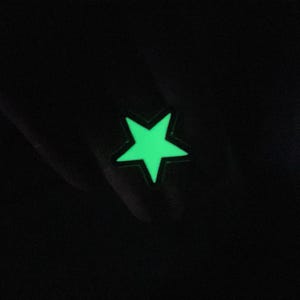 Glow in the Dark Star Sticker: Waterproof Vinyl Decal