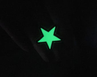 Pegatina de estrella que brilla en la oscuridad: minipegatina de relleno impermeable