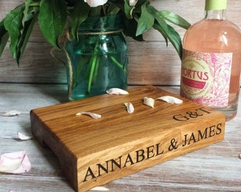 Personalised Engraved Oak Chopping Board
