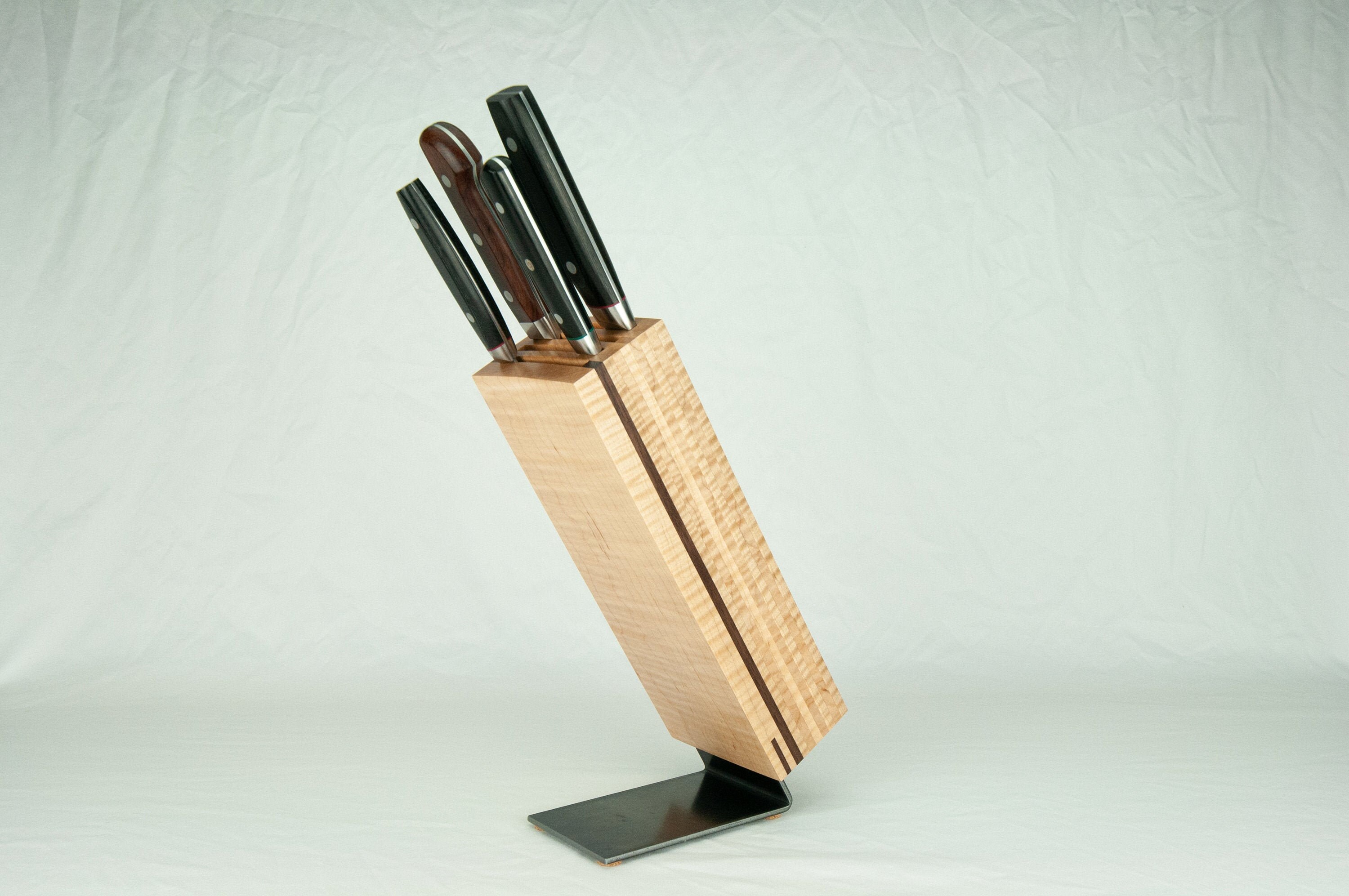 Modern Knife Block Etsy
